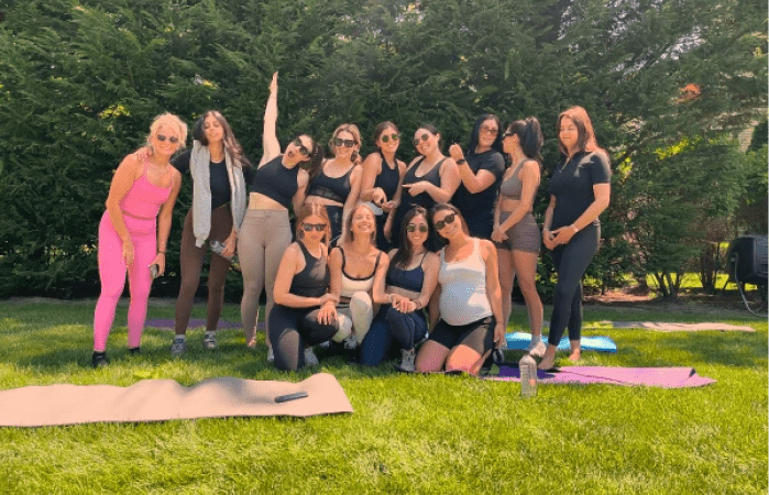 Elements The Hamptons Outside Fun Workout Bachelorette Barre